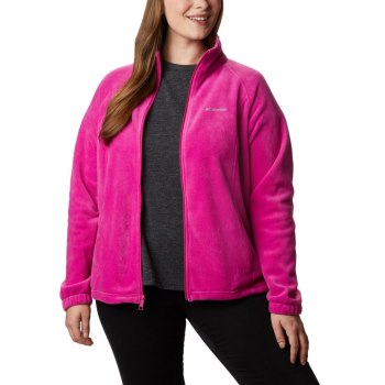 Dámské Bundy Columbia Benton Springs Full Zip Plus Size Fuchsie QMNPHU405